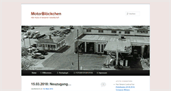 Desktop Screenshot of motorbloeckchen.com